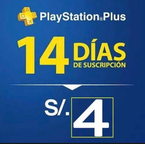 Ps plus 14 días entrega rápida