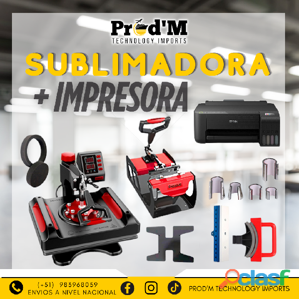 Sublimadora 12 en 1   Negocio Ideal   PROD´M