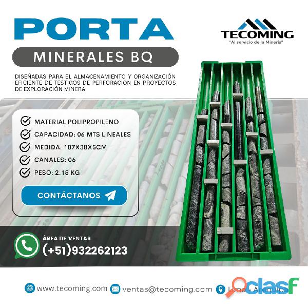 Porta minerales bq – almacenamiento seguro y eficiente para muestras bq