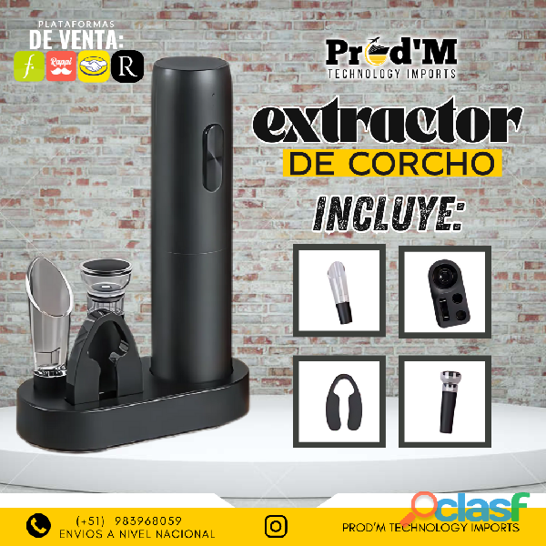 Abridor de vino | Tecnología Romántica | PROD'M Abridor de vino | Tecnología Romántica | PROD'M