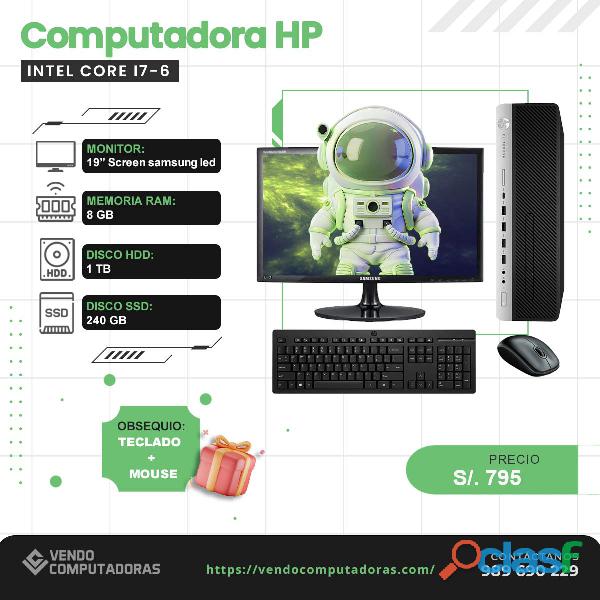 PC Intel i7 6 | Rápida, completa y lista para usar 3